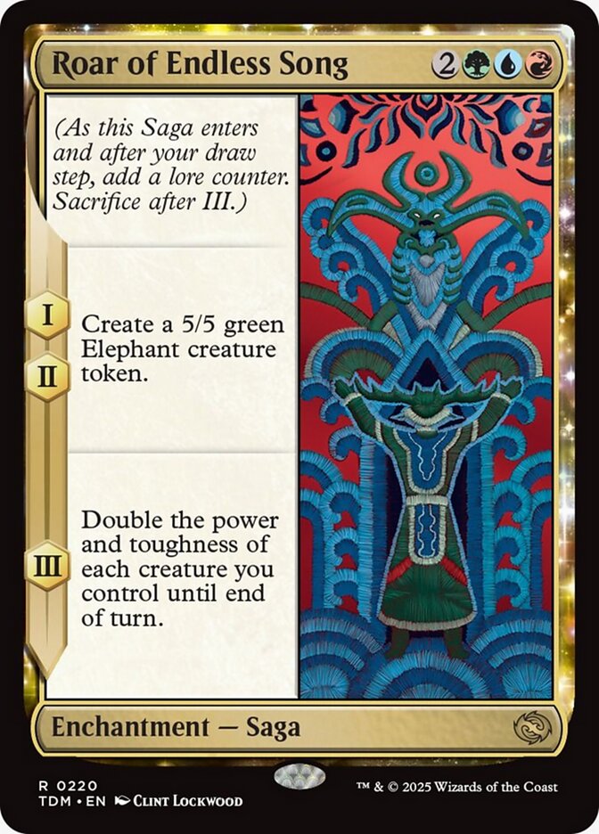 Roar of Endless Song (220) - [Foil] Tarkir: Dragonstorm (TDM)