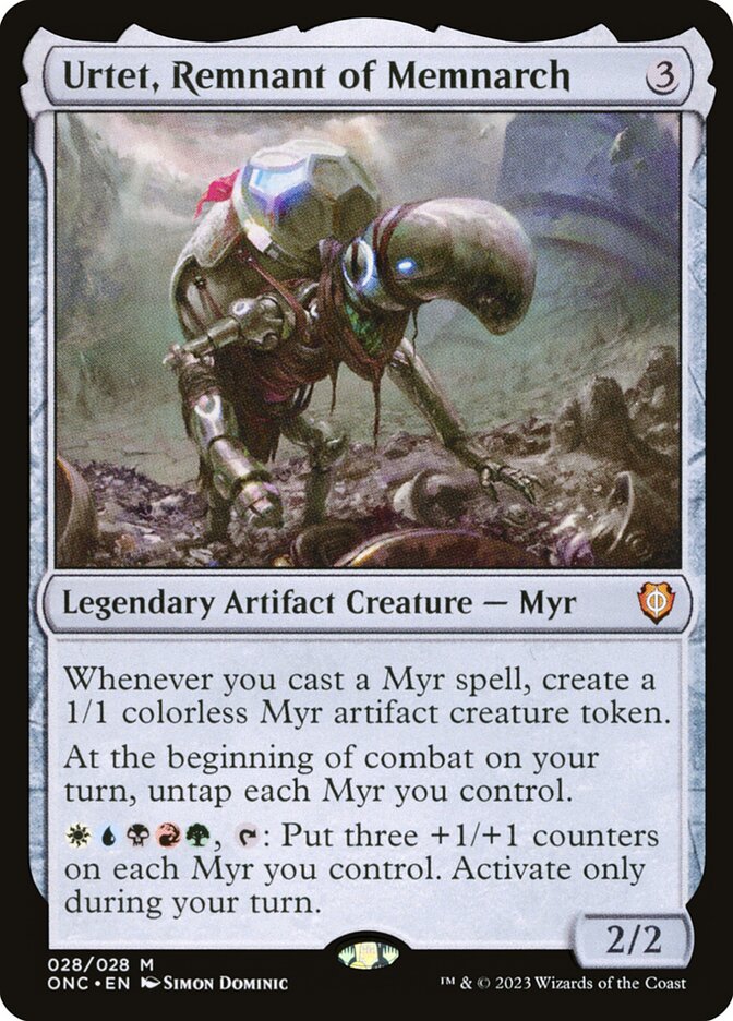 Urtet, Remnant of Memnarch (28) - Phyrexia: All Will Be One Commander (ONC)