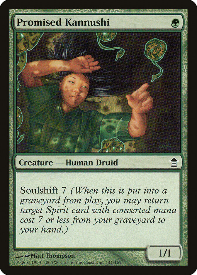 Promised Kannushi (141) - Saviors of Kamigawa (SOK)