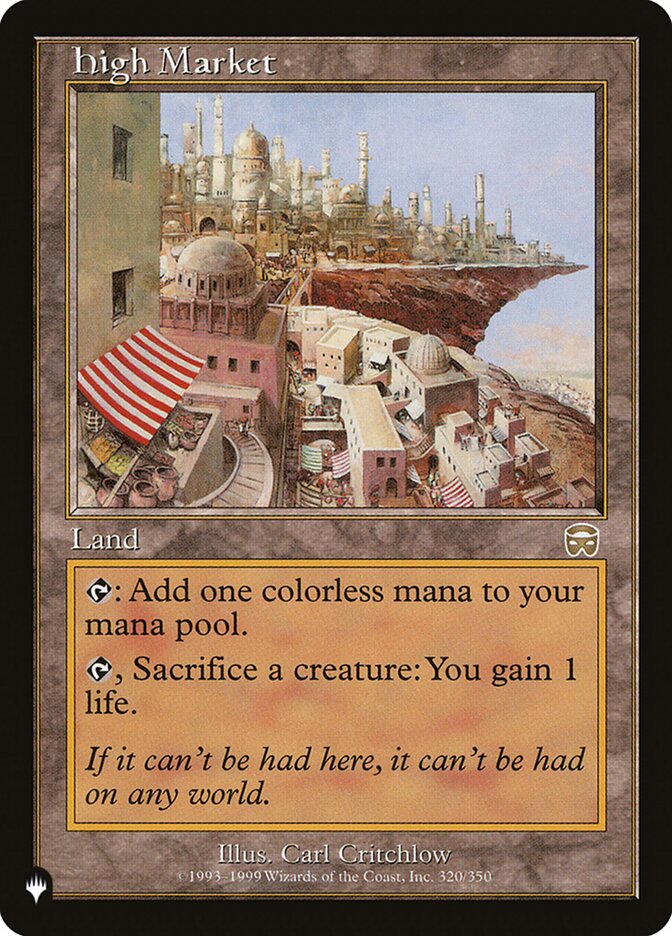 High Market (MMQ-320) - The List (PLST)