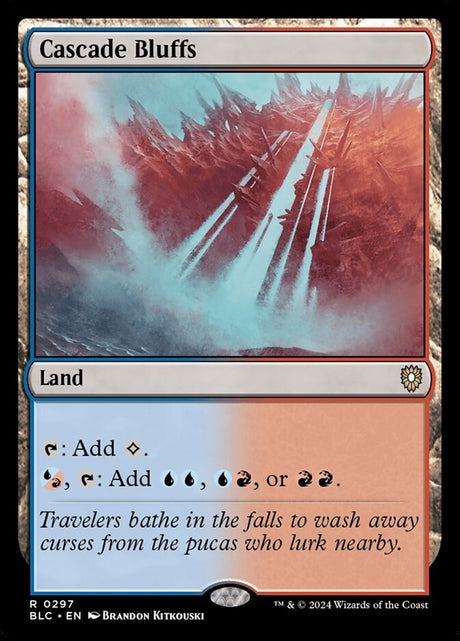 Cascade Bluffs (297) - Bloomburrow Commander (BLC)