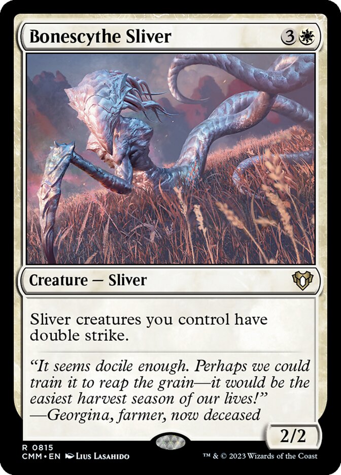 Bonescythe Sliver (815) - Commander Masters (CMM)