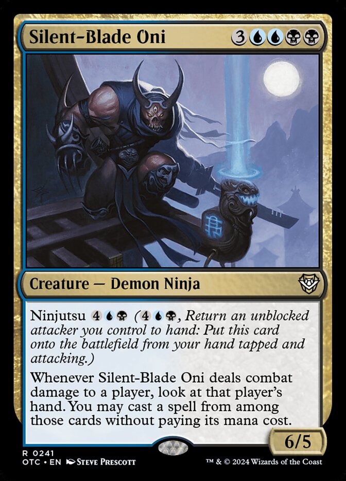 Silent-Blade Oni (241) - Outlaws of Thunder Junction Commander (OTC)
