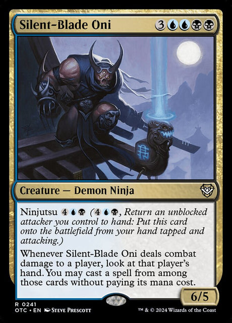 Silent-Blade Oni (241) - Outlaws of Thunder Junction Commander (OTC)