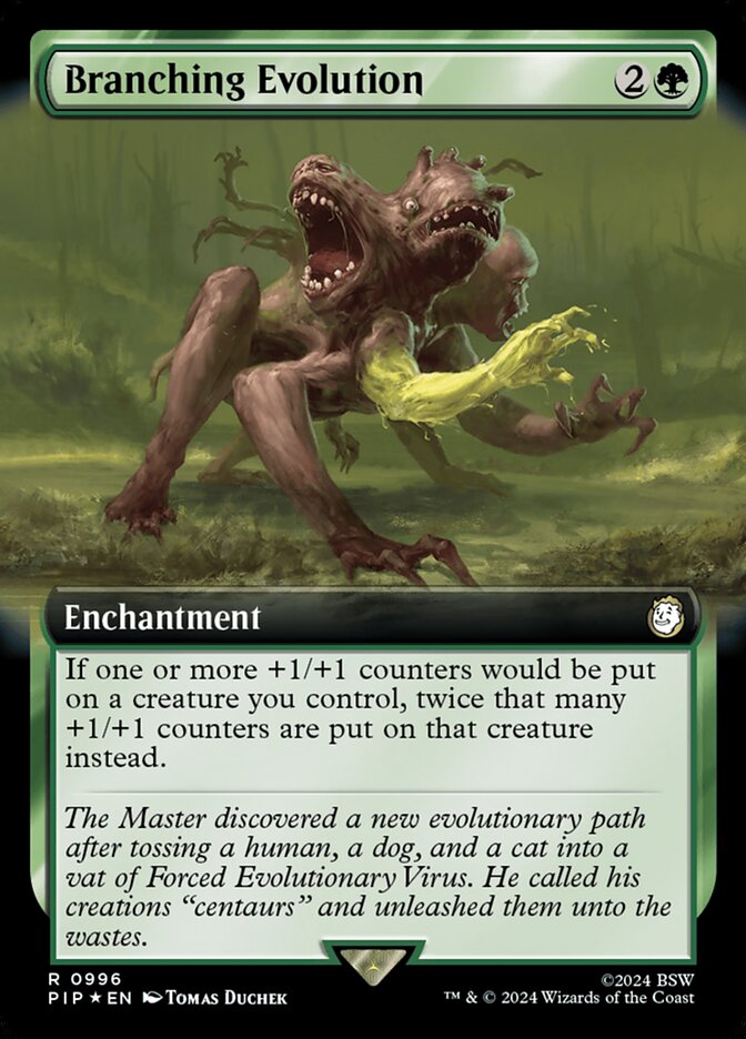 Branching Evolution - [Surge Foil, Extended Art] Fallout (PIP)
