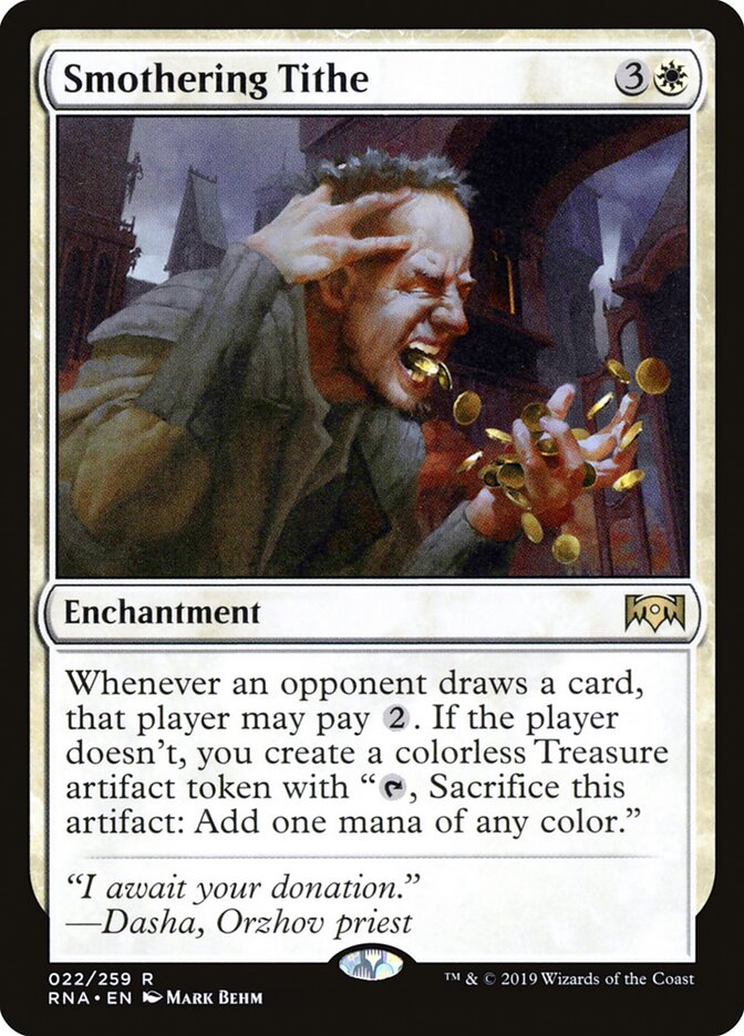 Smothering Tithe (22) - Ravnica Allegiance (RNA)