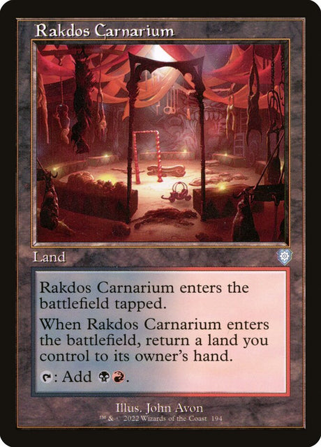 Rakdos Carnarium (194) - The Brothers' War Commander (BRC)