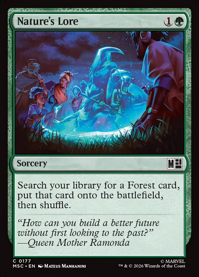 Nature's Lore (177) - Marvel Super Heroes Commander (MSC)