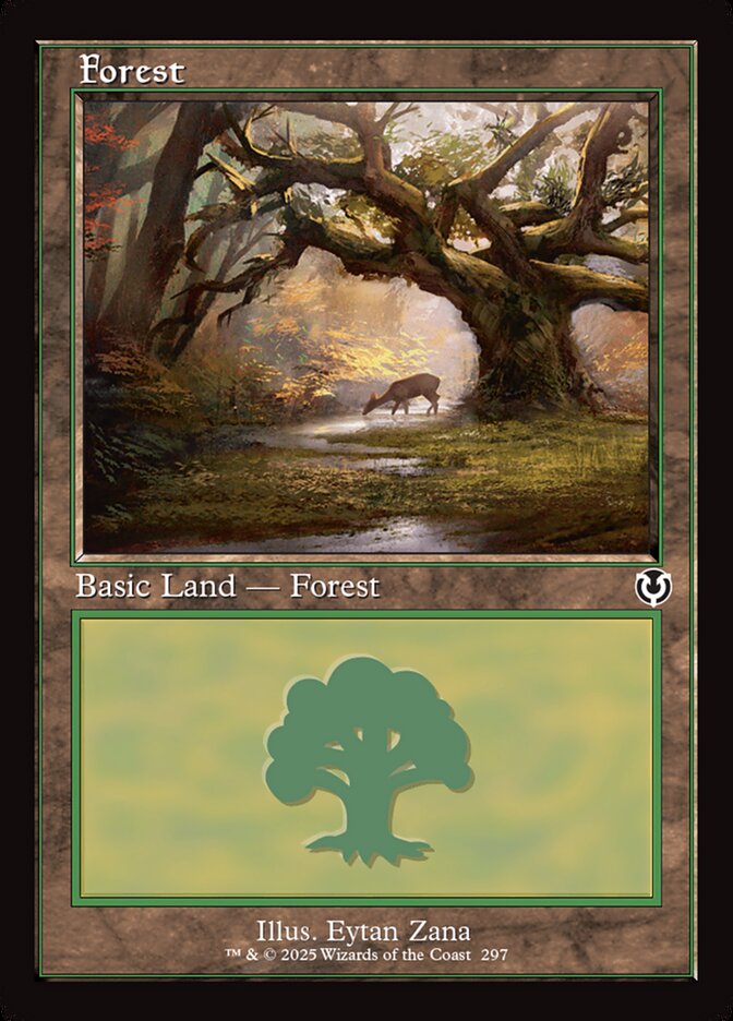 Forest (297) - [Retro Frame] Innistrad Remastered (INR)