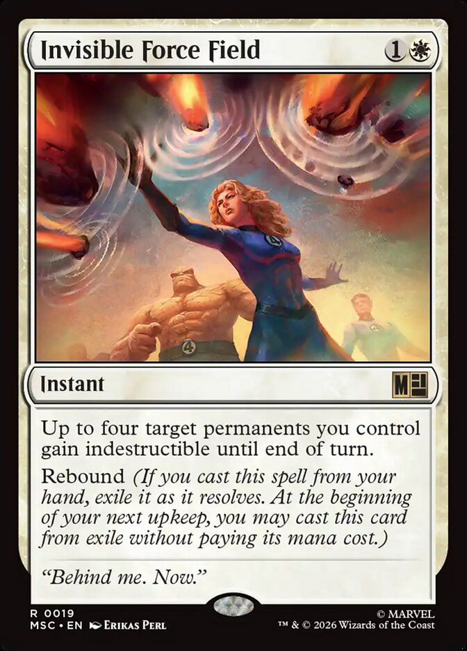 Invisible Force Field (19) - Marvel Super Heroes Commander (MSC)