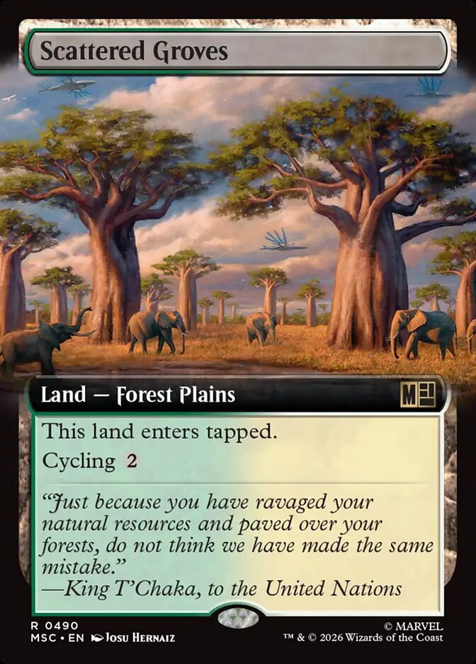 Scattered Groves (490) - Marvel Super Heroes Commander (MSC)