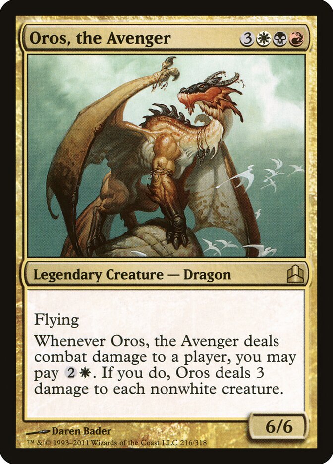 Oros, the Avenger (216) - Commander 2011 (CMD)