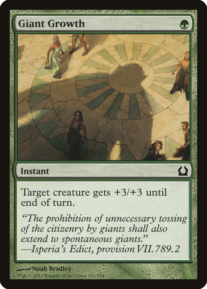 Giant Growth (125) - Return to Ravnica (RTR)