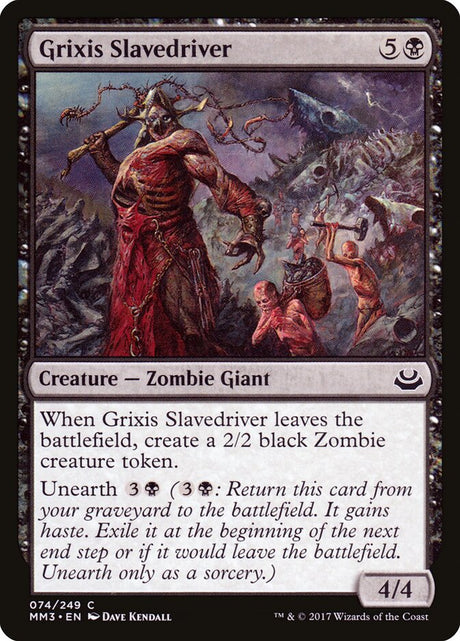 Grixis Slavedriver (74) - Modern Masters 2017 (MM3)