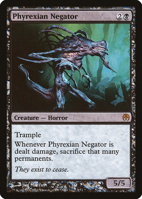Phyrexian Negator (1) - Duel Decks: Phyrexia vs. the Coalition (DDE)