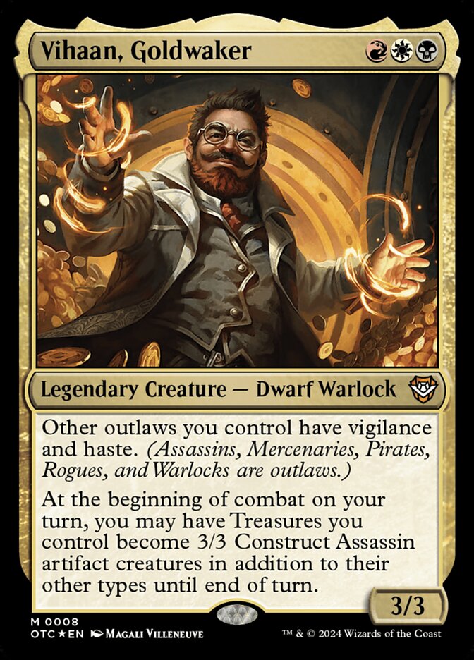 Vihaan, Goldwaker (8) - Outlaws of Thunder Junction Commander (OTC)
