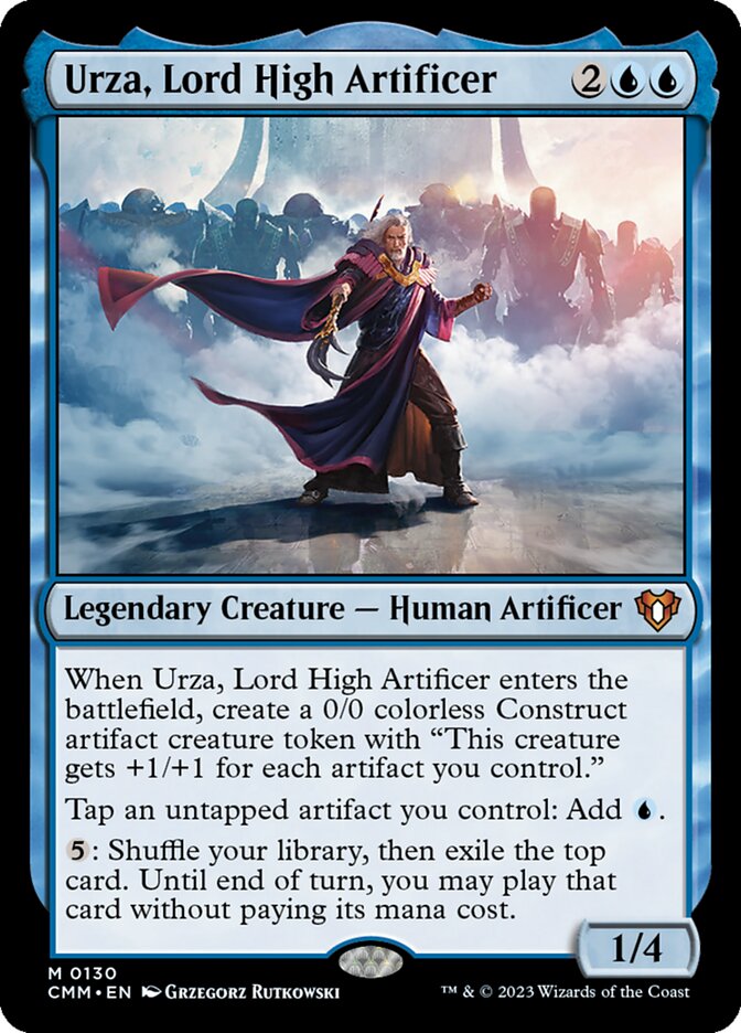 Urza, Lord High Artificer (130) - Commander Masters (CMM)