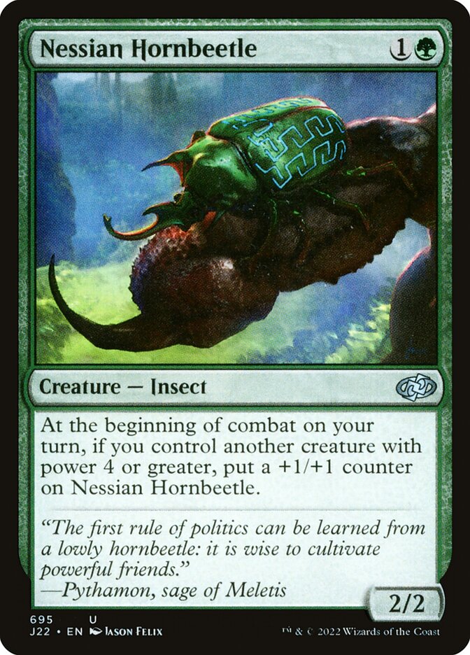 Nessian Hornbeetle (695) - Jumpstart 2022 (J22)