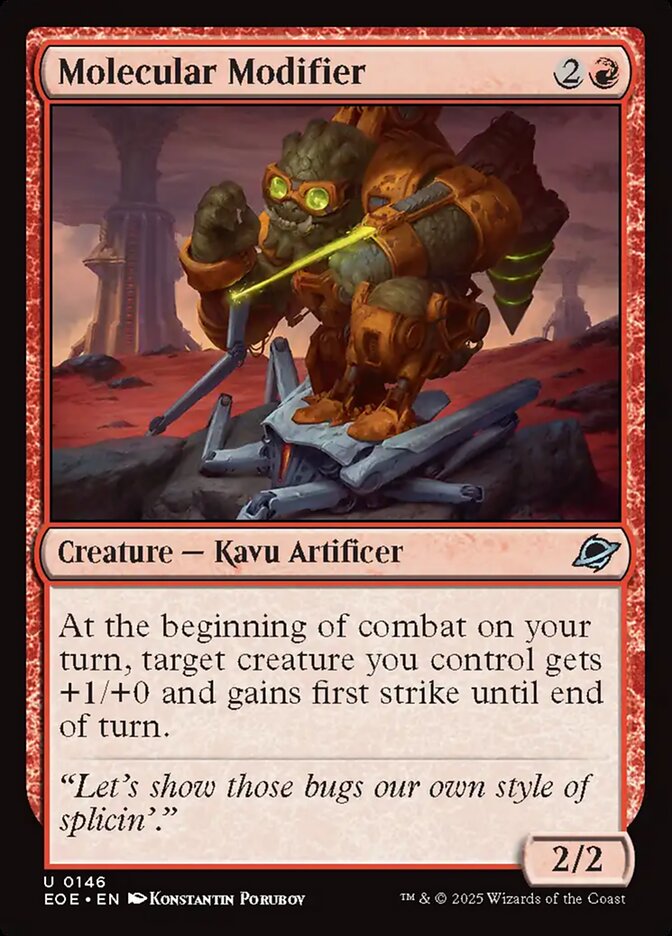 Molecular Modifier (146) - [Foil] Edge of Eternities (EOE)