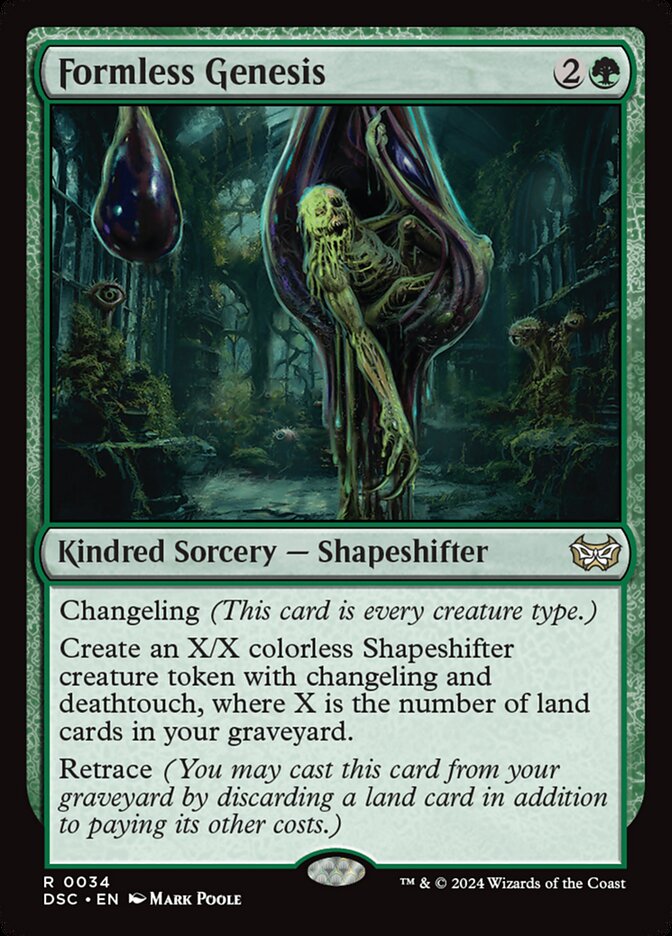 Formless Genesis (34) - Duskmourn: House of Horror Commander (DSC)