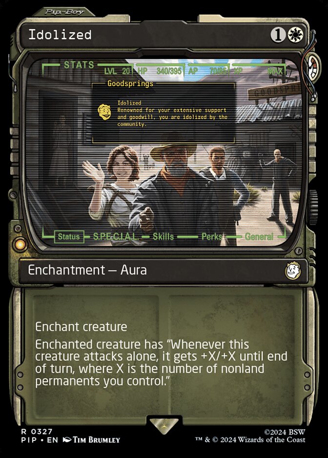 Idolized - [Foil, Showcase] Fallout (PIP)
