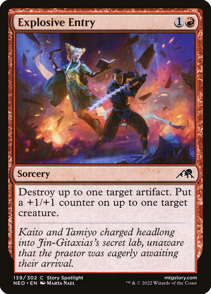 Explosive Entry (139) - Kamigawa: Neon Dynasty (NEO)