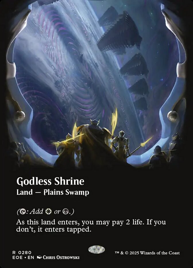 Godless Shrine (280) - [Foil, Extended Art] Edge of Eternities (EOE)