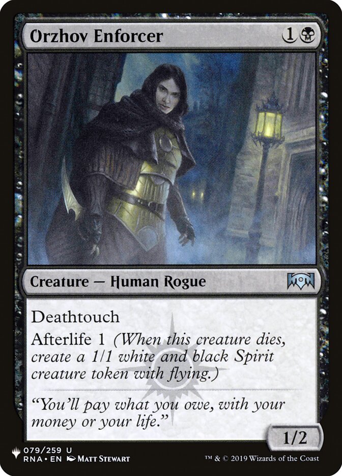 Orzhov Enforcer (RNA-79) - The List (PLST)