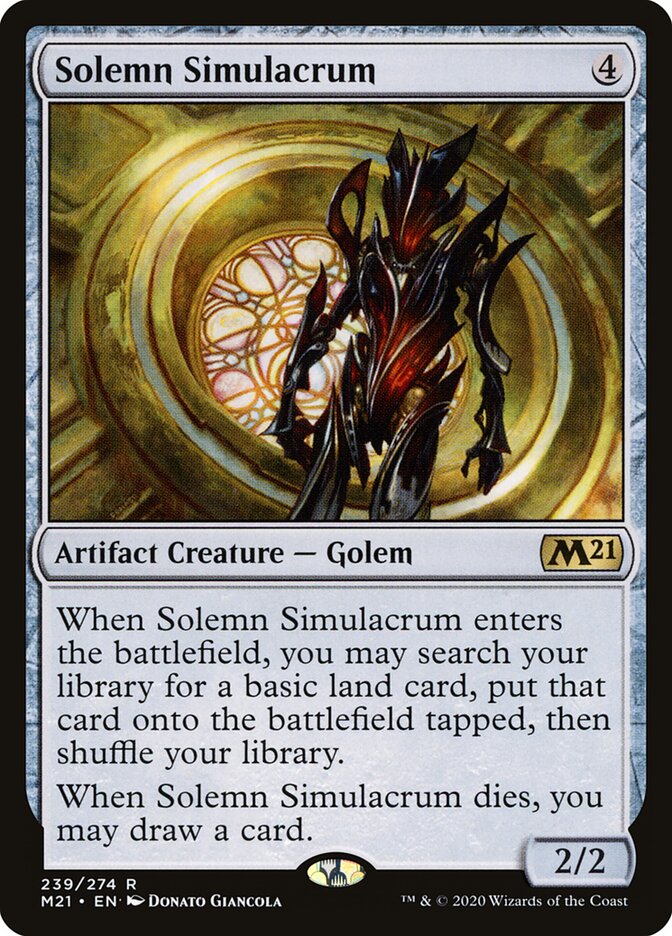 Solemn Simulacrum (239) - Core Set 2021 (M21)