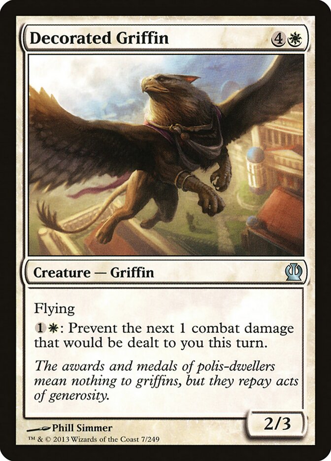 Decorated Griffin (7) - Theros (THS)