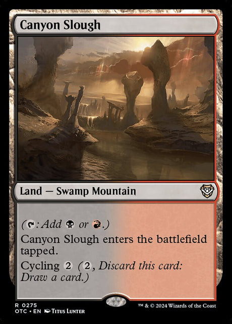Canyon Slough (275) - Outlaws of Thunder Junction Commander (OTC)