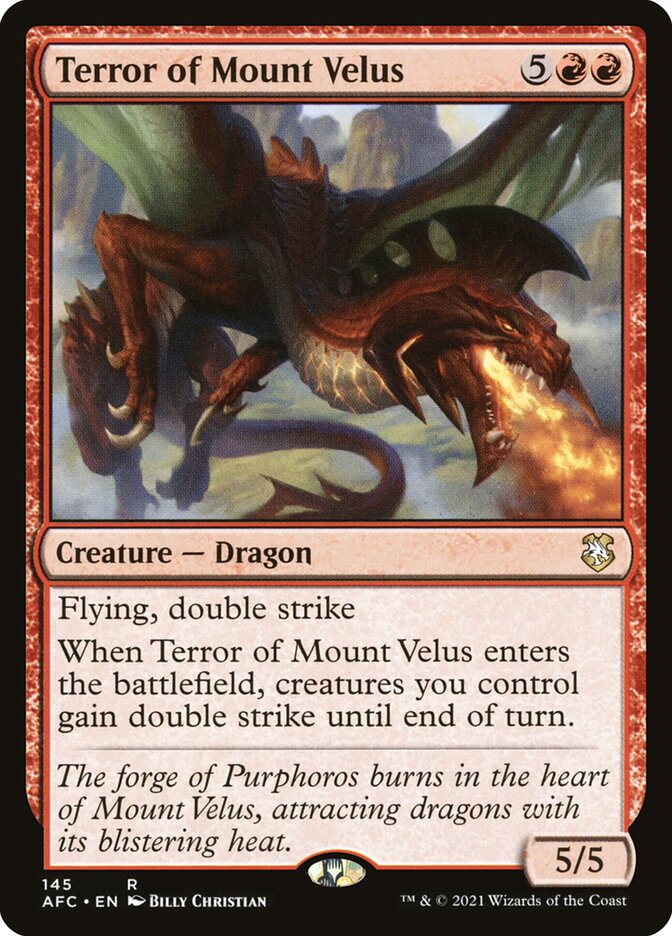 Terror of Mount Velus (145) - Forgotten Realms Commander (AFC)