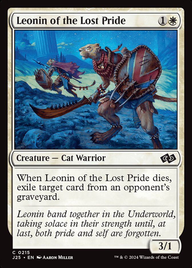 Leonin of the Lost Pride (215) - Foundations Jumpstart (J25)