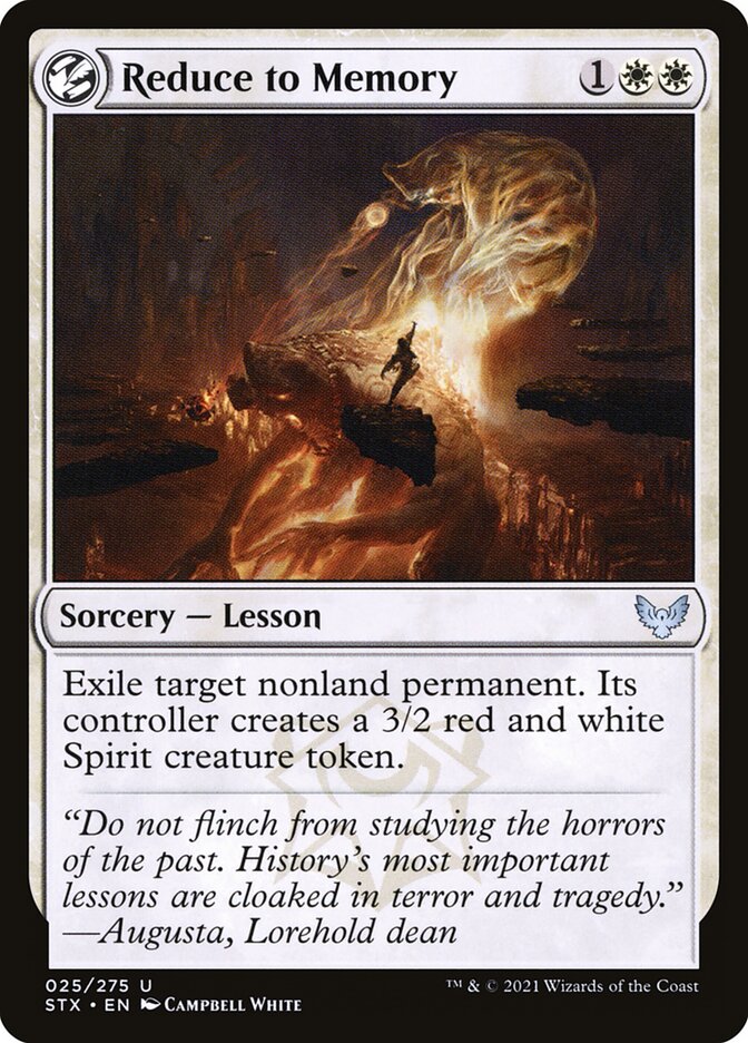 Reduce to Memory (25) - Strixhaven: School of Mages (STX)