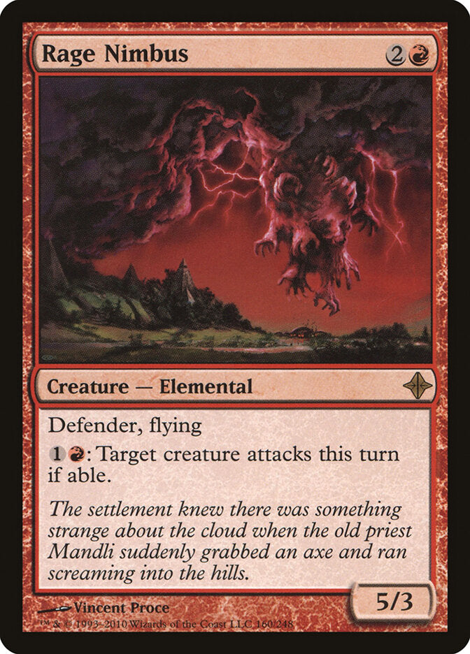 Rage Nimbus (160) - Rise of the Eldrazi (ROE)