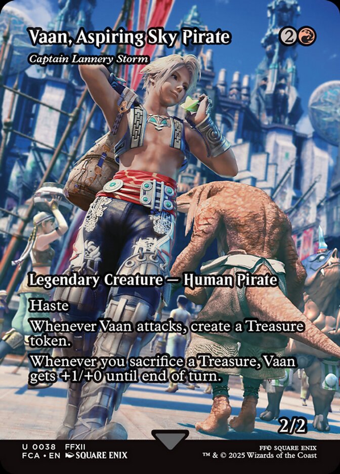 Vaan, Aspiring Sky Pirate - Captain Lannery Storm (38) - [Borderless] Final Fantasy: Through the Ages (FCA)