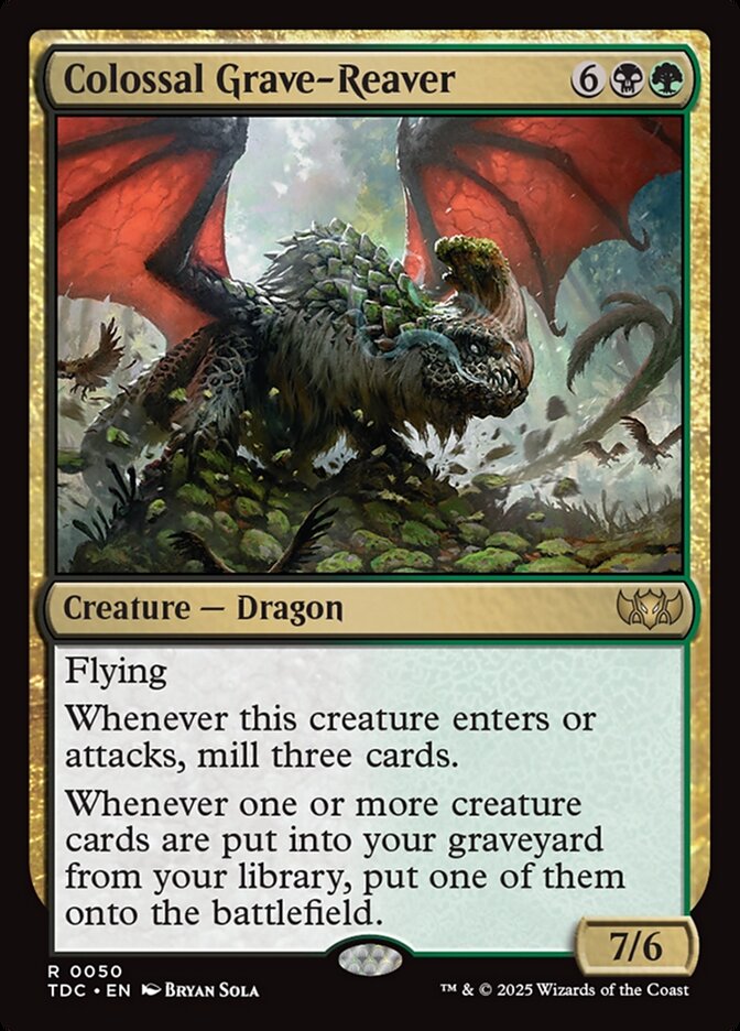 Colossal Grave-Reaver - Tarkir: Dragonstorm Commander (TDC)