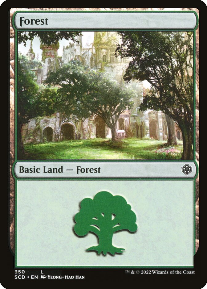 Forest (350) - Starter Commander Decks (SCD)