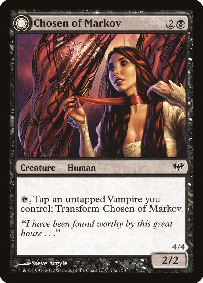 Chosen of Markov // Markov's Servant (55) - Dark Ascension (DKA)