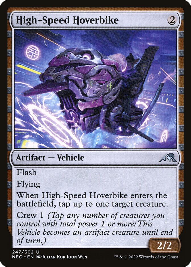 High-Speed Hoverbike (247) - Kamigawa: Neon Dynasty (NEO)
