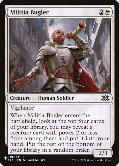 Militia Bugler (2X2-19) - The List (PLST)