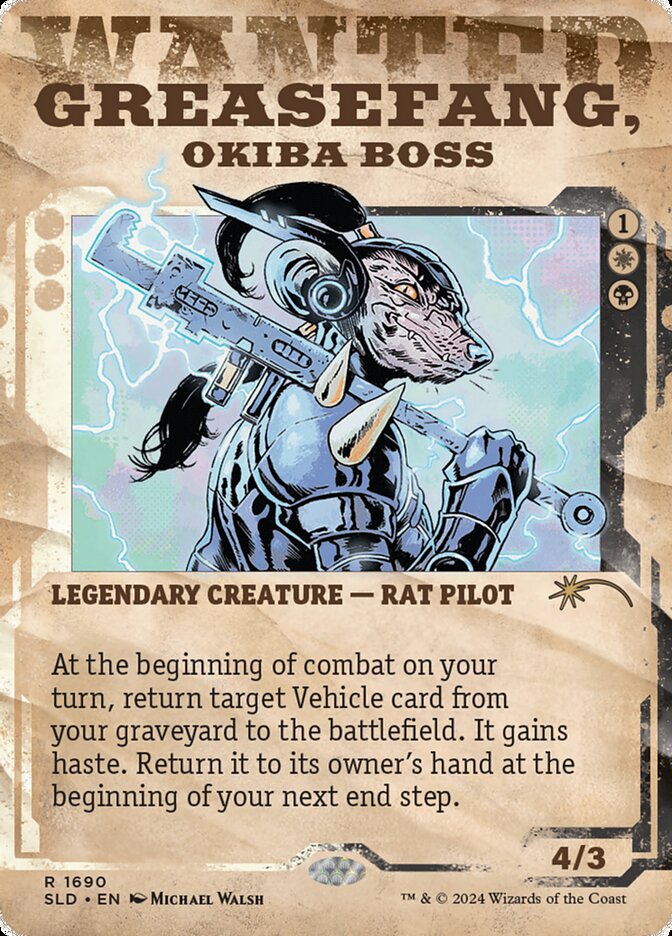 Greasefang, Okiba Boss (1690) - Secret Lair Drop (SLD)