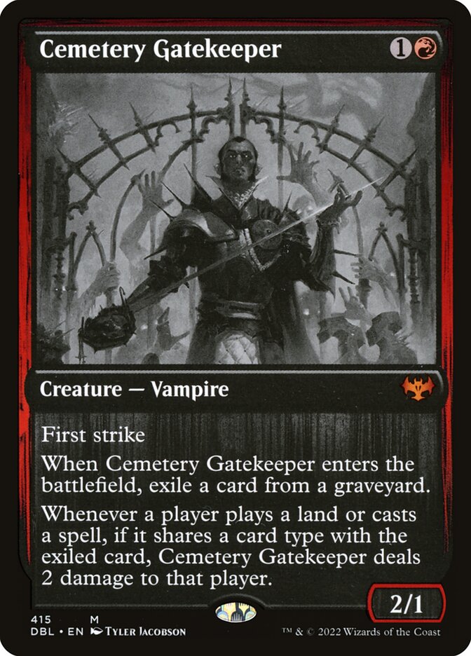 Cemetery Gatekeeper (415) - Innistrad: Double Feature (DBL)