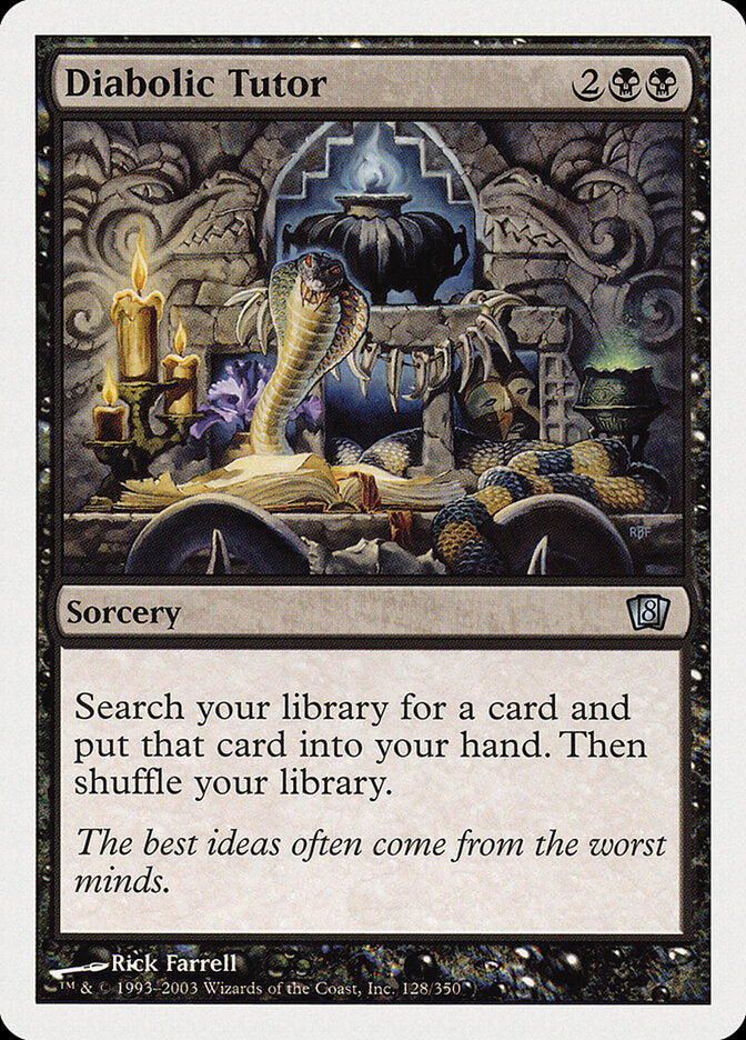 Diabolic Tutor (128) - Eighth Edition (8ED)