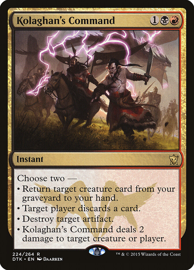 Kolaghan's Command (224) - Dragons of Tarkir (DTK)