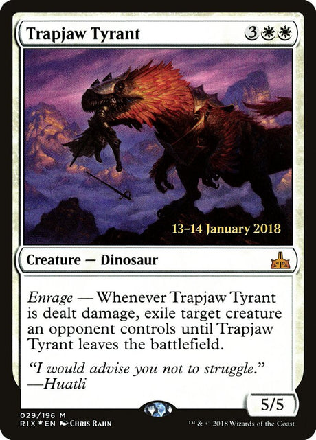 Trapjaw Tyrant (29s) - Rivals of Ixalan Promos (PRIX)