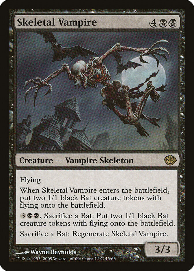 Skeletal Vampire (46) - Duel Decks: Garruk vs. Liliana (DDD)