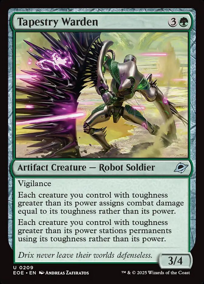 Tapestry Warden (209) - [Foil] Edge of Eternities (EOE)