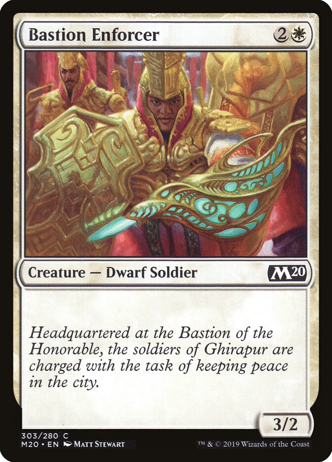 Bastion Enforcer (303) - Core Set 2020 (M20)