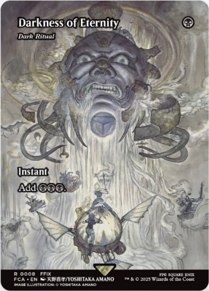 Darkness of Eternity - Dark Ritual (8) - [Foil, Borderless] Final Fantasy: Through the Ages (FCA)